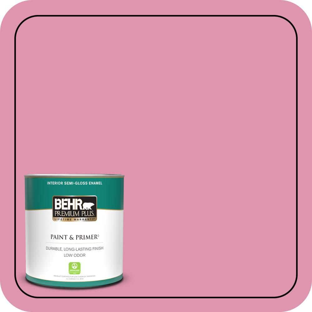 1 qt. #P130-4 Its a Girl Semi-Gloss Enamel Low Odor Interior Paint & Primer price history on PriceWatchPro