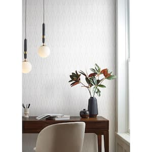 Artifact Silhouettes Natural Matte Grass Cloth Non-Pasted Wallpaper