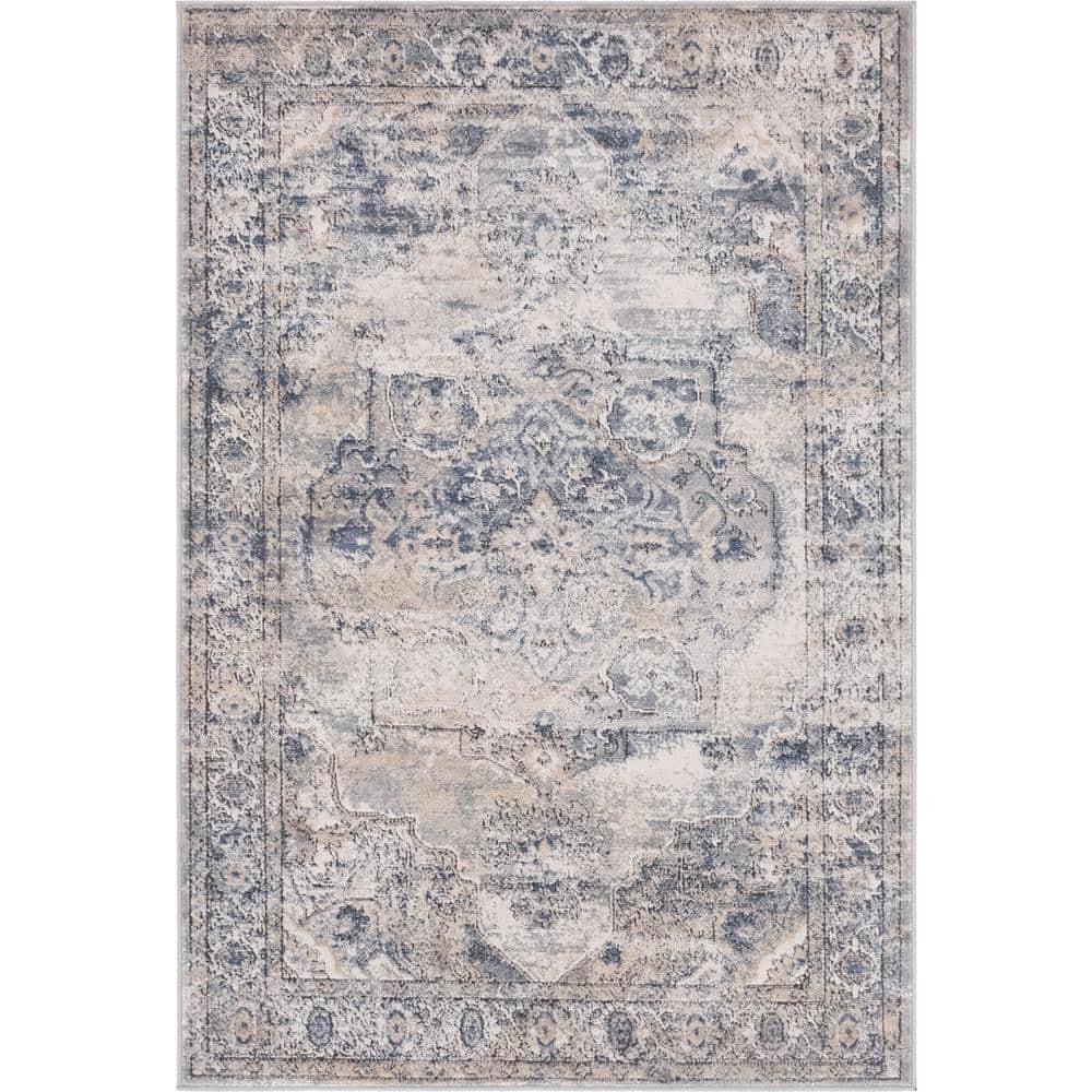 Portland Canby Ivory/Gray 4 ft. x 6 ft. Area Rug price history on PriceWatchPro