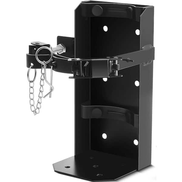 Heavy Duty Fire Extinguisher Bracket Metal Holder Wall Mount for Home Car Truck Fits 10lb Extinguisher Black