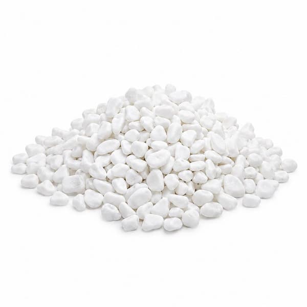 1/5 in. White Bean Pebble (20 lbs. Bag)