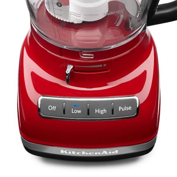 Plicht Soms soms omdraaien KitchenAid ExactSlice 14-Cup 3-Speed Empire Red Food Processor KFP1466ER -  The Home Depot