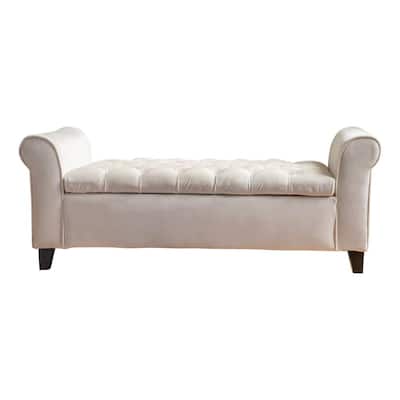 White Bedroom Benches Bedroom Furniture The Home Depot
