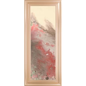 "Sang Froid I" By Dlynn Roll Framed Print Abstract Wall Art 42 in. x 18 in.