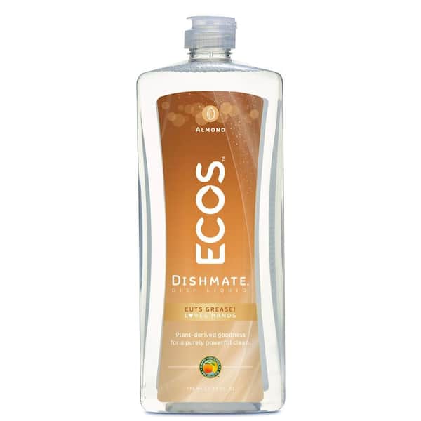 ECOS 25 oz. Squeeze Bottle Ultra Dishmate Almond Scent Dishwashing Liquid