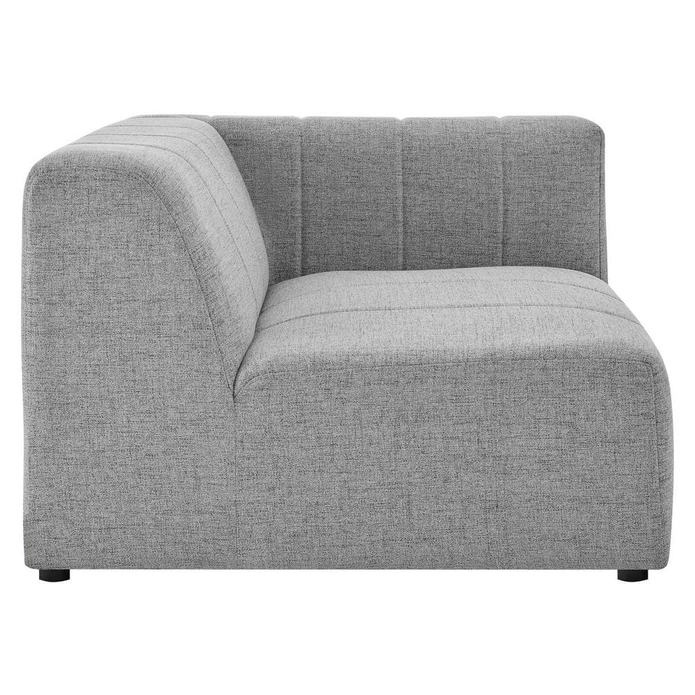 Bartlett 42" Light Gray Soft Fabric Right-Arm Lounge Chair