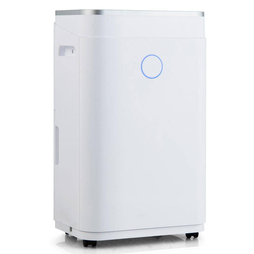 60-Pint Dehumidifier for Home and Basements 4000 Sq. Ft with 3-Color Digital Display-White price history on PriceWatchPro