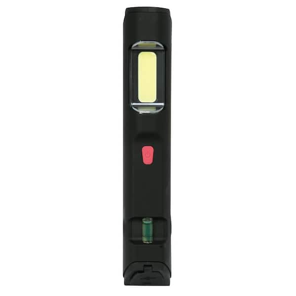 Feit Electric 500 Lumens Ultra-Bright COB Handheld Rechargeable with Red Cross-Line Laser and Magnetic Base LED Work Light (3-Pack)