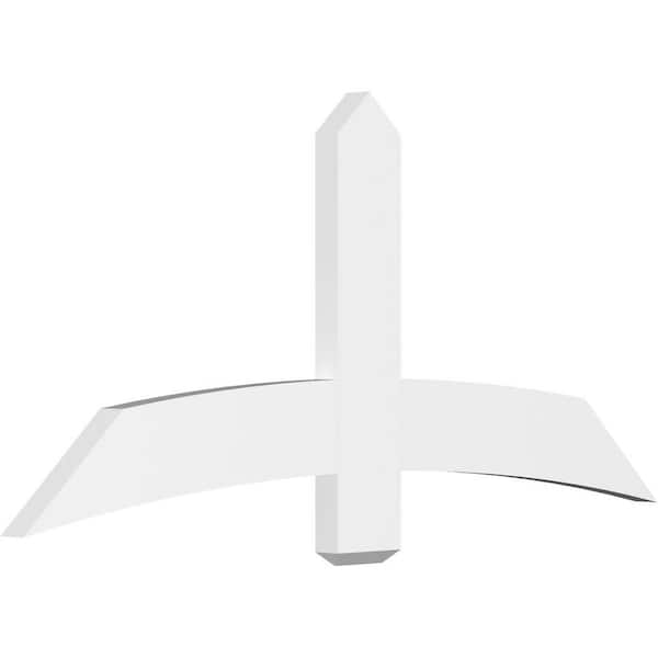 Ekena Millwork Bellingham 60 in. W x 27.5 in. H x 2 in. D Signature Polyurethane Bracket