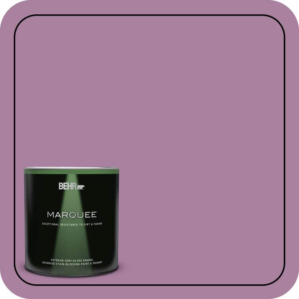 1 qt. #M110-5 Amazonian Orchid Semi-Gloss Enamel Exterior Paint & Primer product image for price tracking