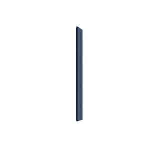 Miami Sapphire Blue Matte 6 in. W x 0.625 in. D x 42 in. H Flat Stock Assembled Base Kitchen Cabinet Outdoor Filler