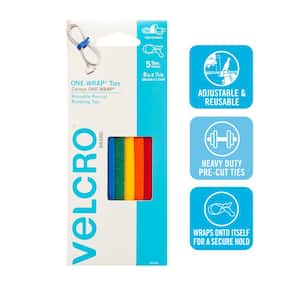 VELCRO 3-1/2 in. x 3/4 in. Sticky Back Strips (4-Pack) 90076 - The Home  Depot
