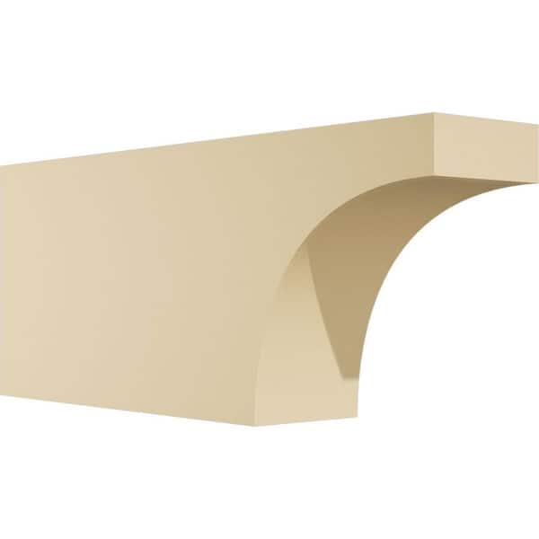Ekena Millwork Standard Huntington 4 in. W x 8 in. H x 20 in. D Signature Urethane Rafter Tail Outlooker