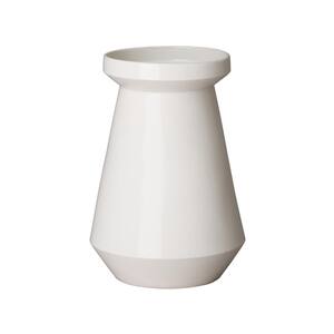 14.5 in White Ceramic Vic Vase