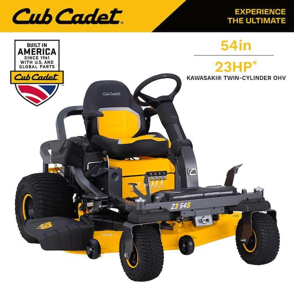 Ultima Z3 54S in. Fab Deck 23HP V-Twin Kawasaki FR Series Engine Gas Zero Turn Riding Mower w/Steering Wheel Control