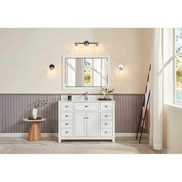Legion Furniture French Contemporary Series 48 in. 1 Freestanding Legion Furniture French Contemporary Series 48 in. 1 Freestanding