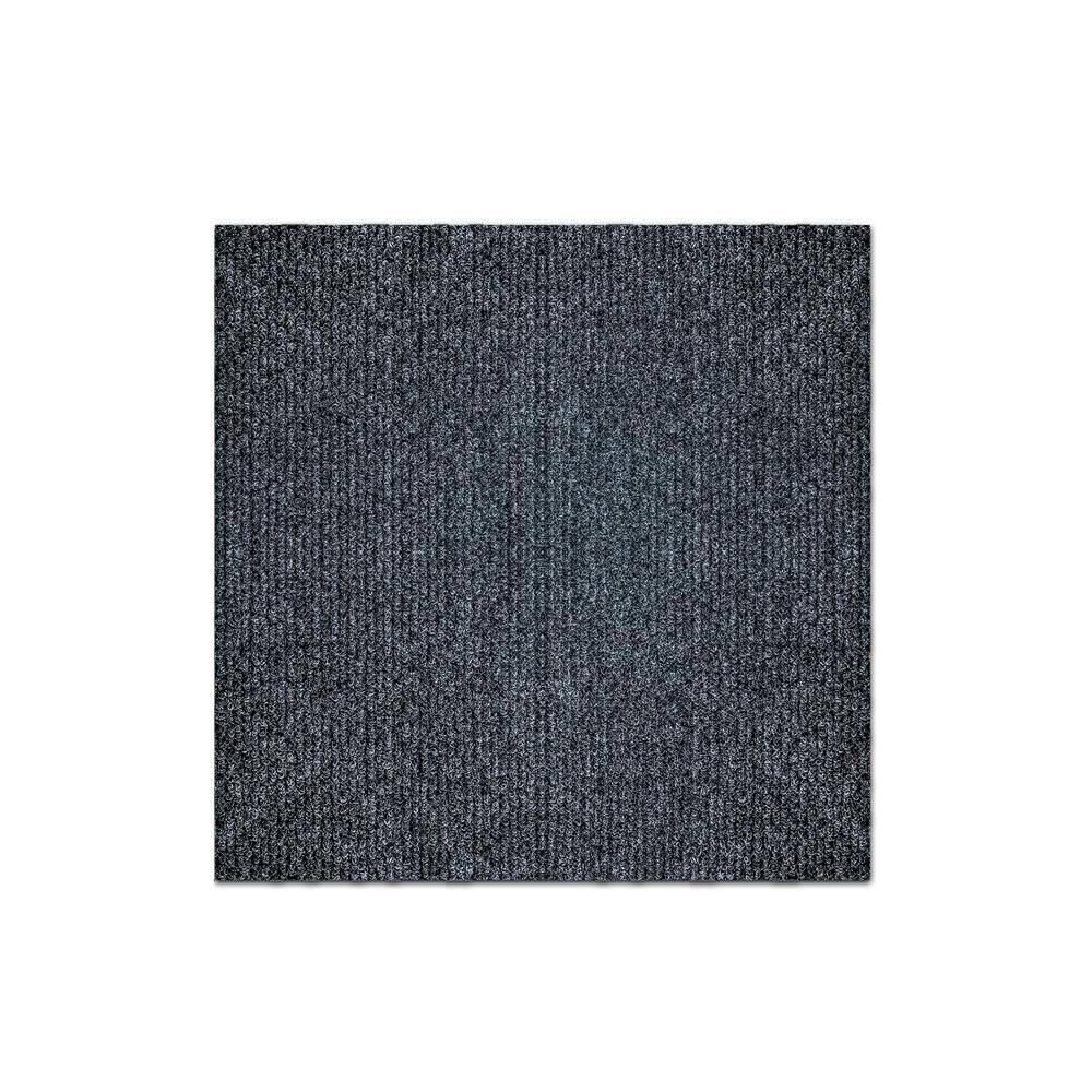 Quick Carpet Floor, 1 ft. x 1 ft. Interlocking Decking Carpet in Brown for 