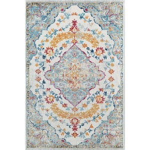 Hailey Garden Party Multi-Colored 8 ft. x 10 ft. Area Rug