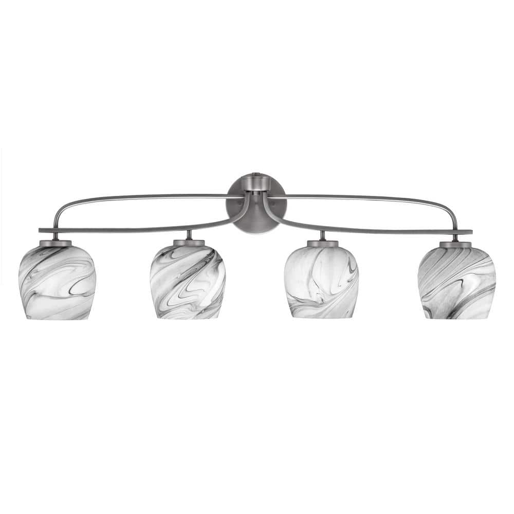 Olympia 37.75 in. 4-Light Graphite Vanity Light 3R914GP4819 - The Home ...