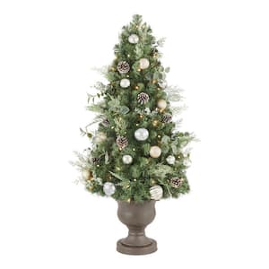 4.5 ft St Germain Potted Christmas Tree