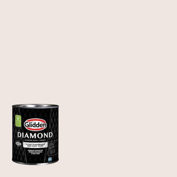 Glidden Diamond 1 qt. PPG1061-1 Irish Cream Eggshell Interior Paint with Primer