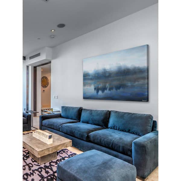 Unbranded 16 in. H x 24 in. W "Lake Marmont" by Marmont Hill Printed Canvas Wall Art