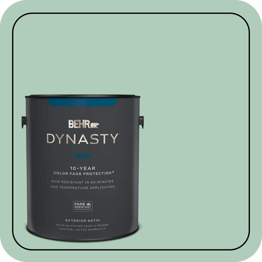 1 gal. #T13-12 Jazzy Jade Satin Enamel Exterior Stain-Blocking Paint & Primer price history on PriceWatchPro