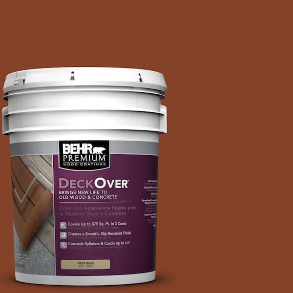 BEHR Premium DeckOver 5 gal. #SC-142 Cappuccino Solid Color Exterior Wood and Concrete Coating