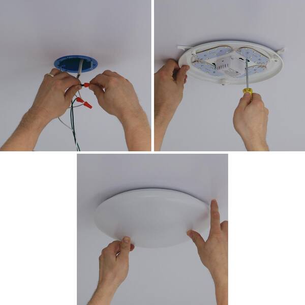 metalux round flush mount