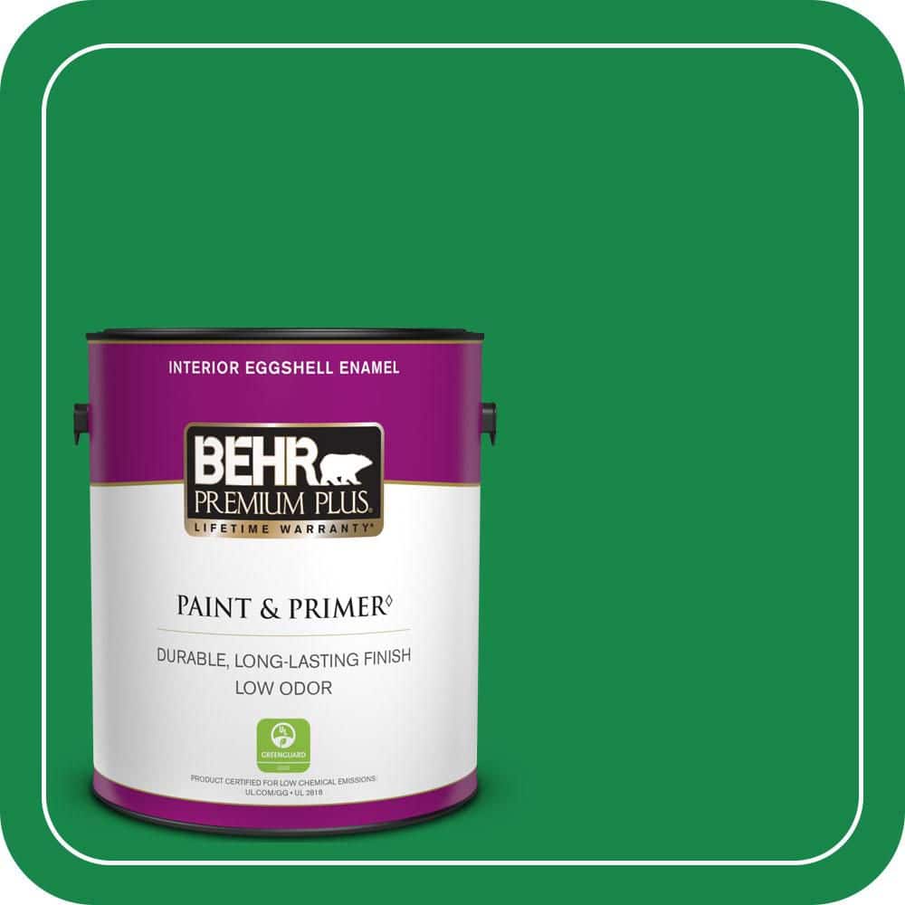1 gal. #460B-6 Chlorophyll Eggshell Enamel Low Odor Interior Paint & Primer price history on PriceWatchPro
