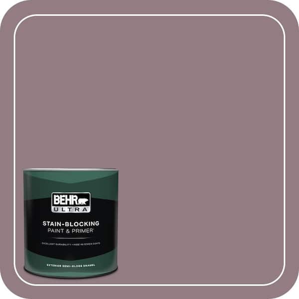 BEHR ULTRA 1 qt. #100F-5 Gypsy Magic Semi-Gloss Enamel Exterior Paint & Primer