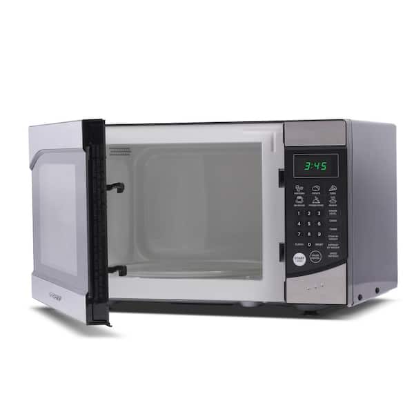 White Cabinet Renewed 0.9 Cubic Feet Commercial Chef CHM990W 900 Watt Counter Top Microwave Oven 