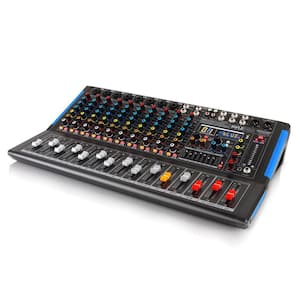 PMXU128BT 12 Channel Bluetooth DJ Studio Audio Sound Board Mixer System