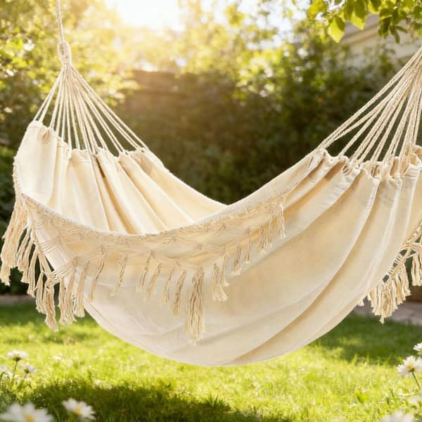 hammo 5'7Premium本人ボードvパッチ25~26l　k-3フィン付 9 ft. Double Boho Hammock Bed Hammock with Tassels in Beige