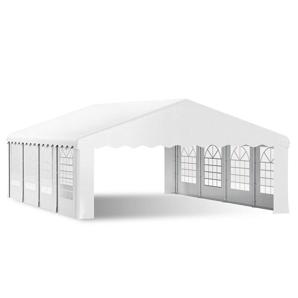 20 ft. x 30 ft. Heavy Duty Party Tent Gazebo with Removable Sidewall Windows and Storage Bags for Events Weddings, White price history on PriceWatchPro