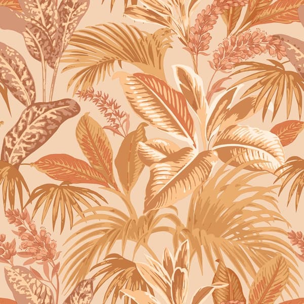 Pepper Home  Beige Palm Wallpaper