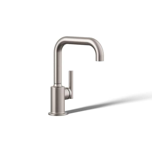 Purist Single Handle Beverage Faucet in Vibrant Stainless Steel