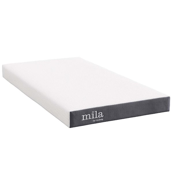 MODWAY Mila 6 in. Medium Memory Foam Tight Top Twin Mattress