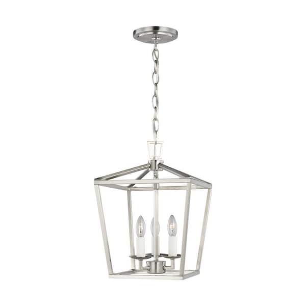 Generation Lighting Dianna 3-Light Brushed Nickel Island Mini Pendant Light