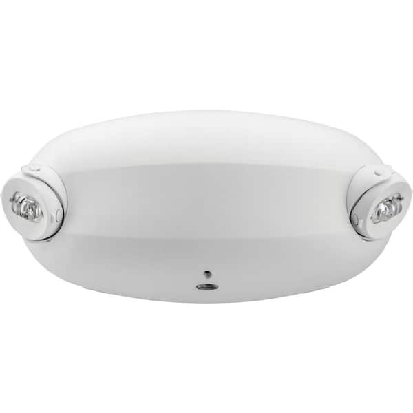 Lithonia Lighting Contractor Select ELM 120/277-Volt Integrated LED White Emergency Light Fixture with Battery