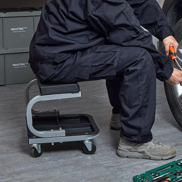 VEVOR Garage Shop Stool 250 lbs. Load Mechanic Creeper Seat