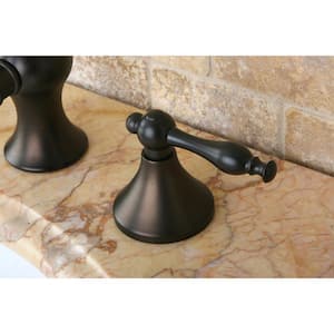 Naples Lever 8 in. Widespread 2-Handle High-Arc Bathroom Faucet in Oil Rubbed Bronze