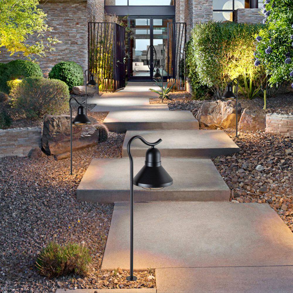Matte Black Low Voltage LED Pathway Light Multipack