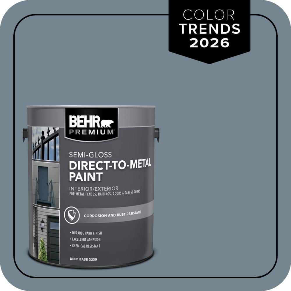 1 gal. #N480-5 Adirondack Blue Semi-Gloss Direct to Metal Interior/Exterior Paint price history on PriceWatchPro