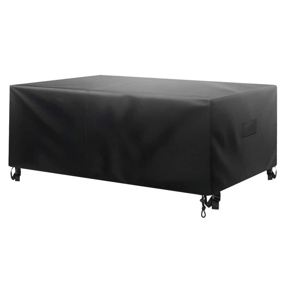 All-Weather 420D Heavy Duty Waterproof 88 L x 62 W x 28 H Black Patio Furniture Cover price history on PriceWatchPro