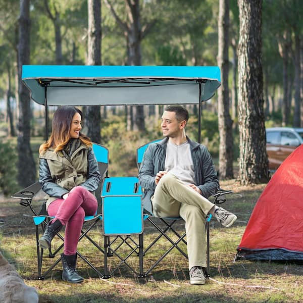 EASY OUT PORTABLE FOLDING CAMPING ARMCHAIR chair seat 2 x EASY IN 