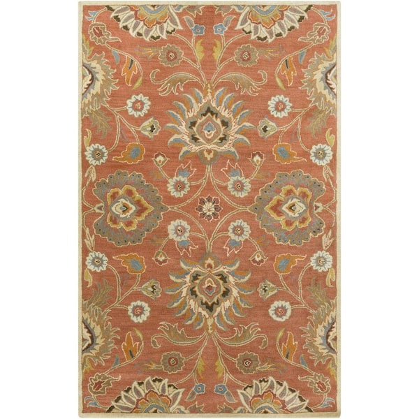 Livabliss Cambrai Orange 2 ft. x 3 ft. Indoor Area Rug