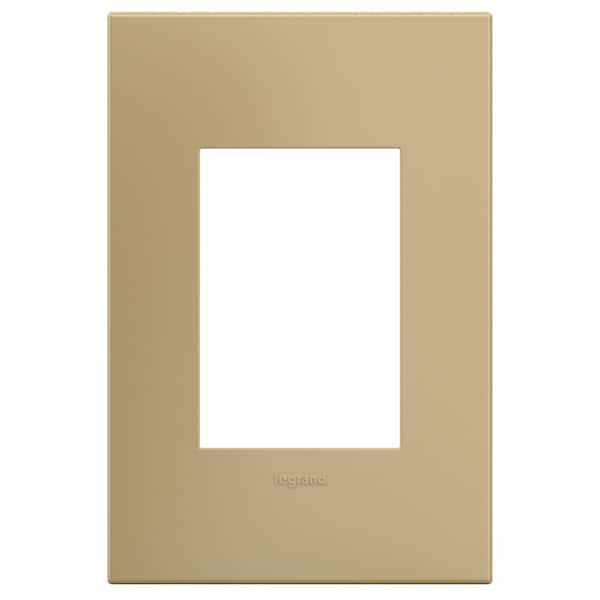 Legrand adorne 1 Gang Plus Decorator/Rocker Wall Plate, Golden Sands (1-Pack)