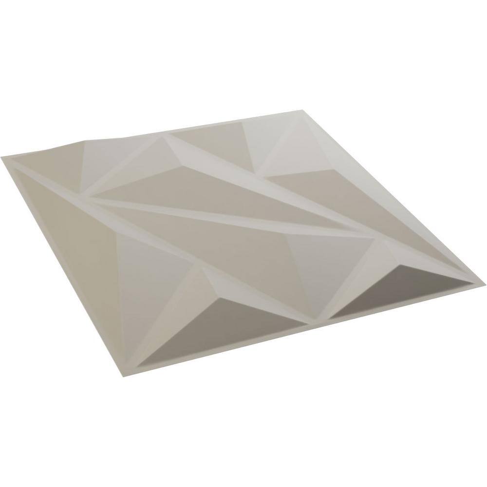 19.63" UltraCover Satin White 3D Textured Wall Panel