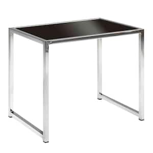 Yield Chrome Glass Top End Table